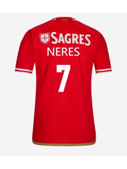 Billige Benfica David Neres #7 Hjemmedrakt 2023-24 Kortermet